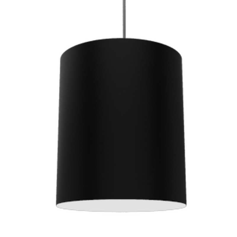 Светодиодный светильник VARTON DL-Roll 15 Вт подвесной 3000 К 140х190 мм RAL9005 черный муар с рассеивателем опал