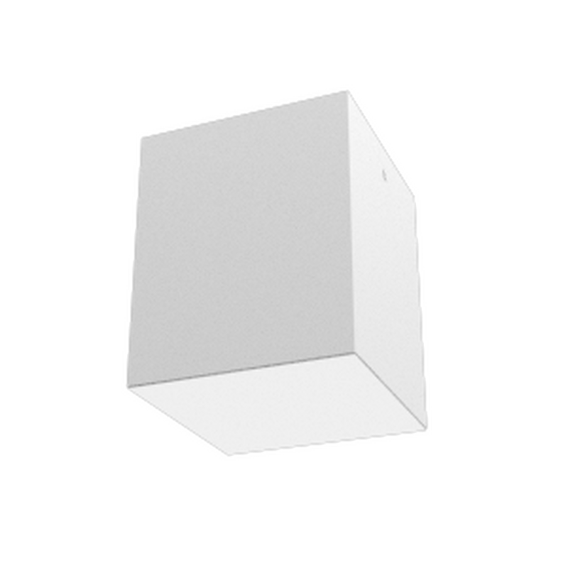 Светодиодный светильник VARTON DL-Box 18 Вт накладной 4000 К 140x140x170 мм RAL9003 белый муар с рассеивателем опал DALI