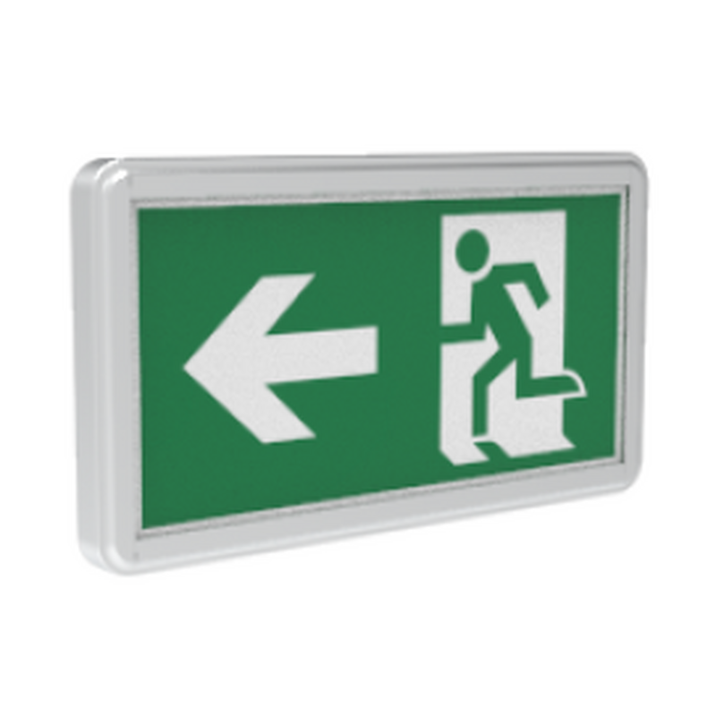 Световой указатель "ВАРТОН" Evade серии Basic 3W IP20 2ч "ФИГУРА / СТРЕЛКА" 2-сторонний