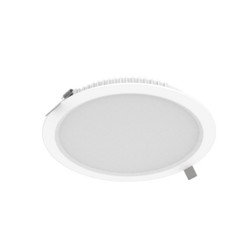 Светодиодный светильник VARTON DL-01 круглый встраиваемый 225x29 мм диаметр монтажного отверстия 200 мм 35 Вт 4000 K IP54/20 RAL9010 белый матовый