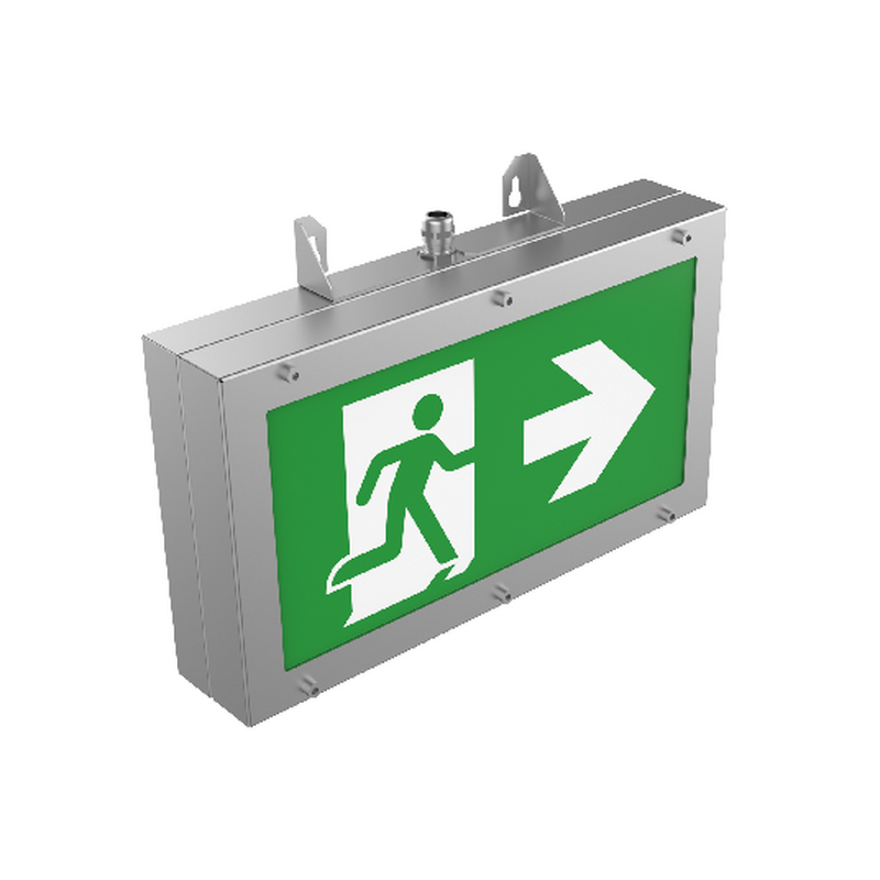 Светильник аварийно-эвакуационный "ВАРТОН" Vault SST серии Advanced накладной 8W 346х194х69мм IP66 1,5ч Teletest