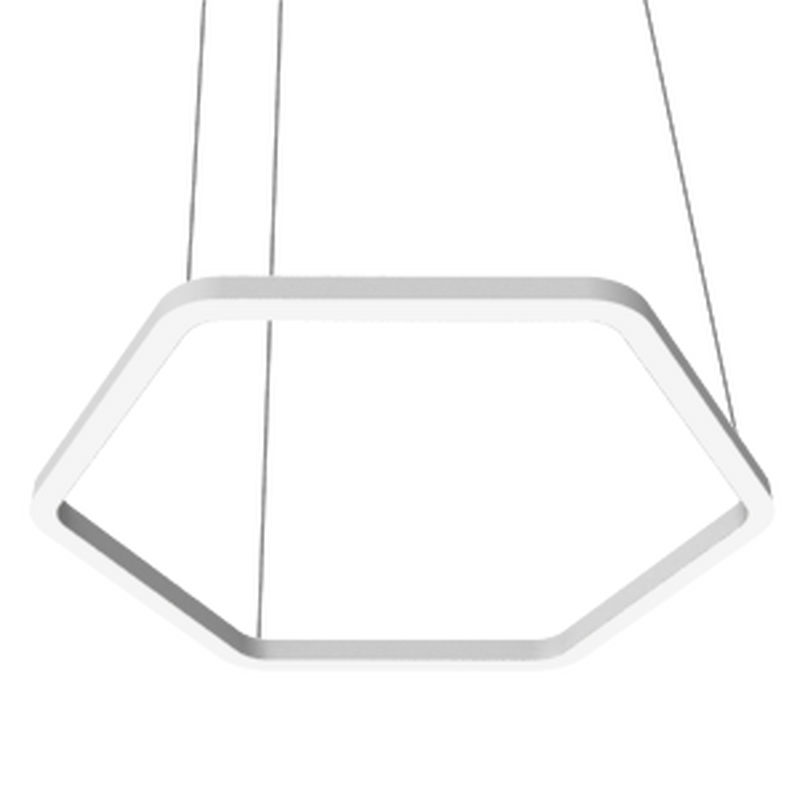 Светильник VARTON Enso G 1100х980х40 мм 78 Вт CRI90 4000 K подвесной RAL9003 белый матовый с рассеивателем опал