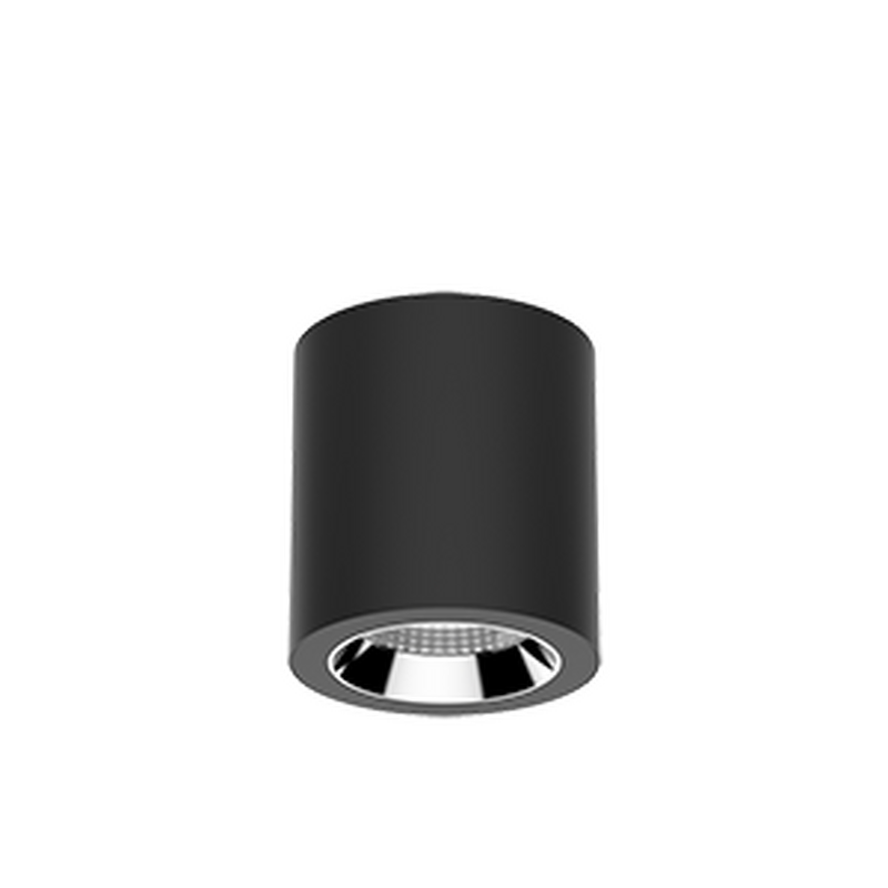 Светодиодный светильник VARTON DL-02 Tube накладной 160х150 мм 12 Вт 4000 K 35° RAL9005 черный муар