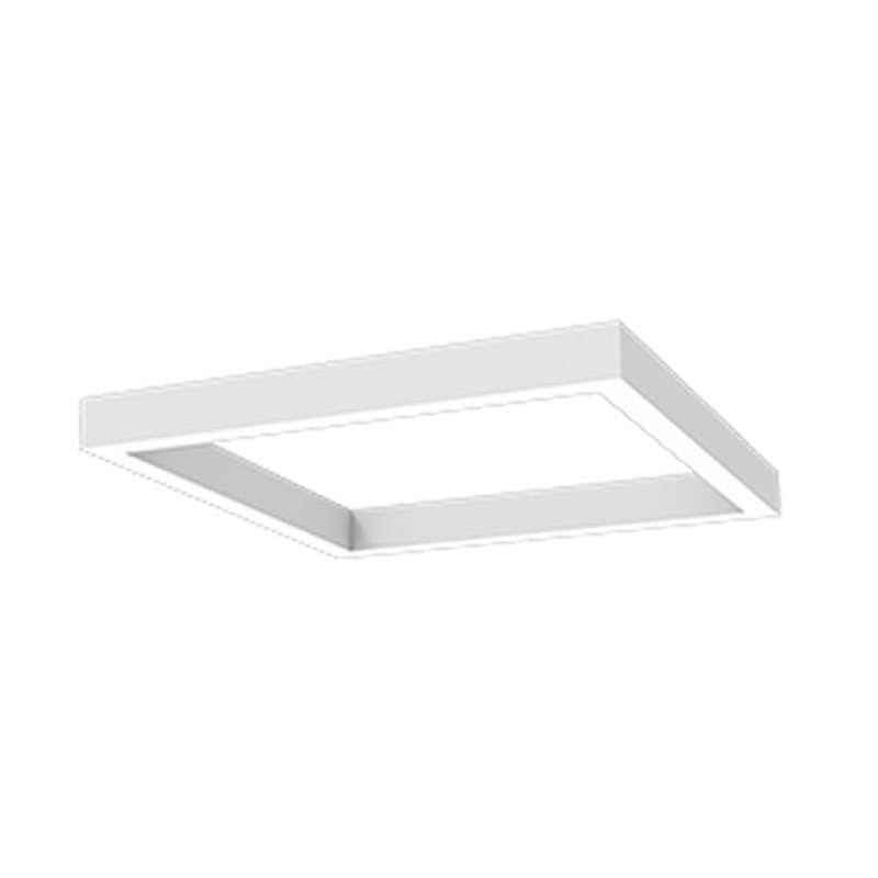 Cветильник VARTON Х-line квадрат 80 Вт подвесной 4000 К 1062x1062x100 мм RAL9003 белый муар с рассеивателем опал