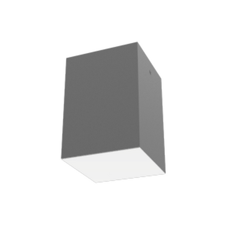 Светодиодный светильник VARTON DL-Box 12 Вт накладной 3000 К 120x120x170 мм RAL7045 серый муар с рассеивателем опал