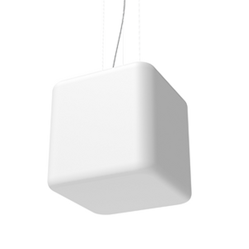 Светодиодный светильник VARTON Qubus подвесной 14 Вт CRI90 4000 К 350х350х350 мм с рассеивателем опал, диммируемый по протоколу DALI