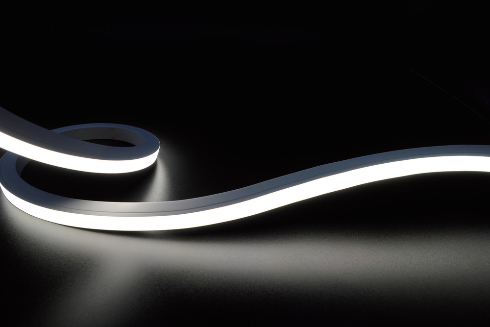 LED лента "ВАРТОН" NEON 15W/m 220V AC 3000K 50m x1515mm IP65 SMD2835 120 LED/м (верт. гибка, упаковка 50 м)