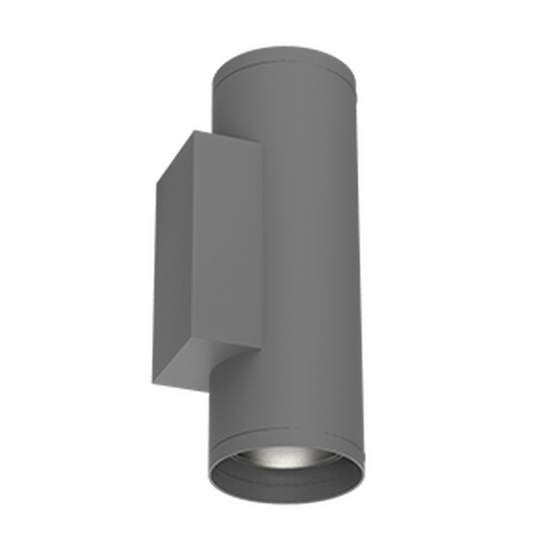 Светодиодный светильник VARTON архитектурный Gutta Twin 2x15 Вт 5000 K 18 градусов RAL7045 серый