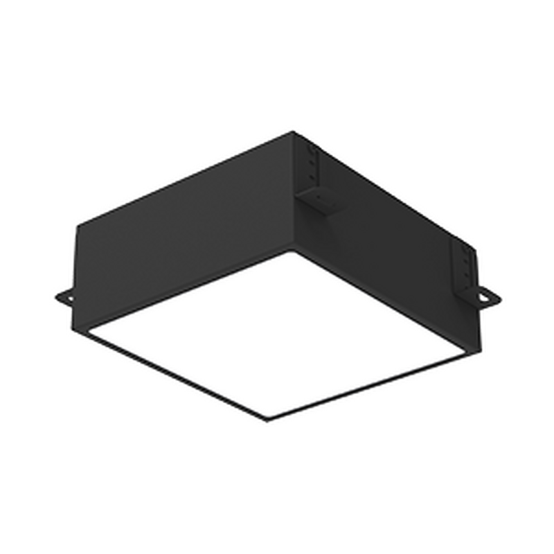 Светодиодный светильник VARTON DL-Grill 200х200 мм 15 Вт CRI90 для потолка Грильято с шириной ламели 10 мм встраиваемый 4000 К 186х186х75 мм RAL9005 черный муар