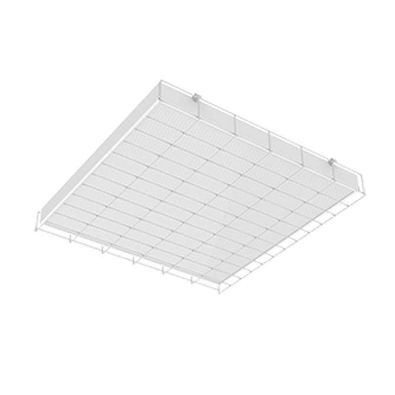 Светодиодный светильник VARTON S070 2.0 спортивный для образовательных учреждений 30 ВТ CRI90 4000 K накладной 603х620х70 мм IP40 с призматическим рассеивателем с защитной решеткой аварийный автономный постоянного действия