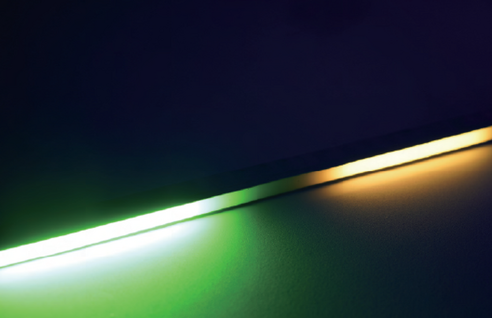 LED лента ВАРТОН NEON 14.4 W/m 24V 3000K DMX 10m x11х20mm IP67 SMD2835 (упаковка 10м) гориз. гибка