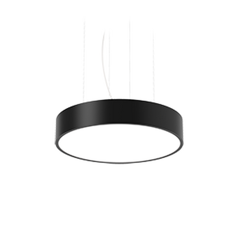 Светодиодный светильник VARTON Cosmo 600х115 мм 48 Вт подвесной CRI90 48 Вт CRI90 4000 K подвесной с рассеивателем опал RAL9005 черный муар