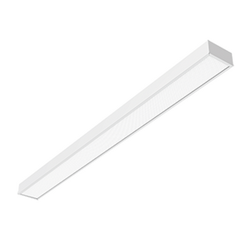 Светодиодный светильник VARTON A220 2.0 офисный 35 Вт встраиваемый/накладной 3000 K 1195х100х50 мм IP40 с рассеивателем призма аварийный автономный постоянного действия