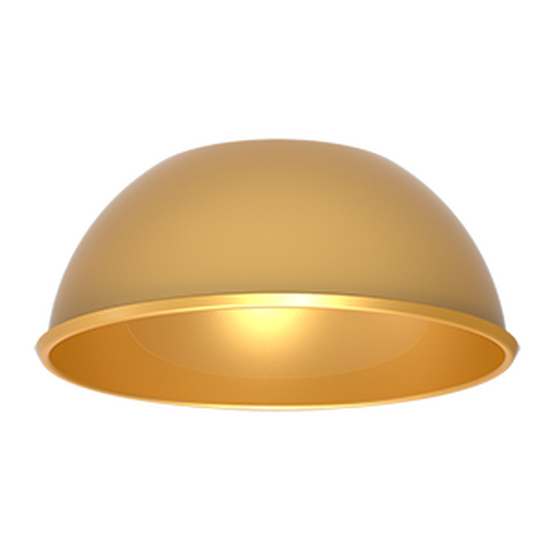 Рефлектор для DL-Spark 25 Вт матовый золотой