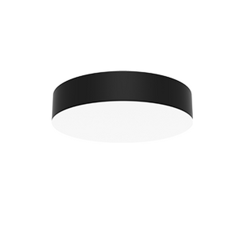 Светодиодный светильник VARTON Deleo накладной 25 Вт CRI90 3000 К 400x80 мм с рассеивателем опал RAL9005 черный матовый