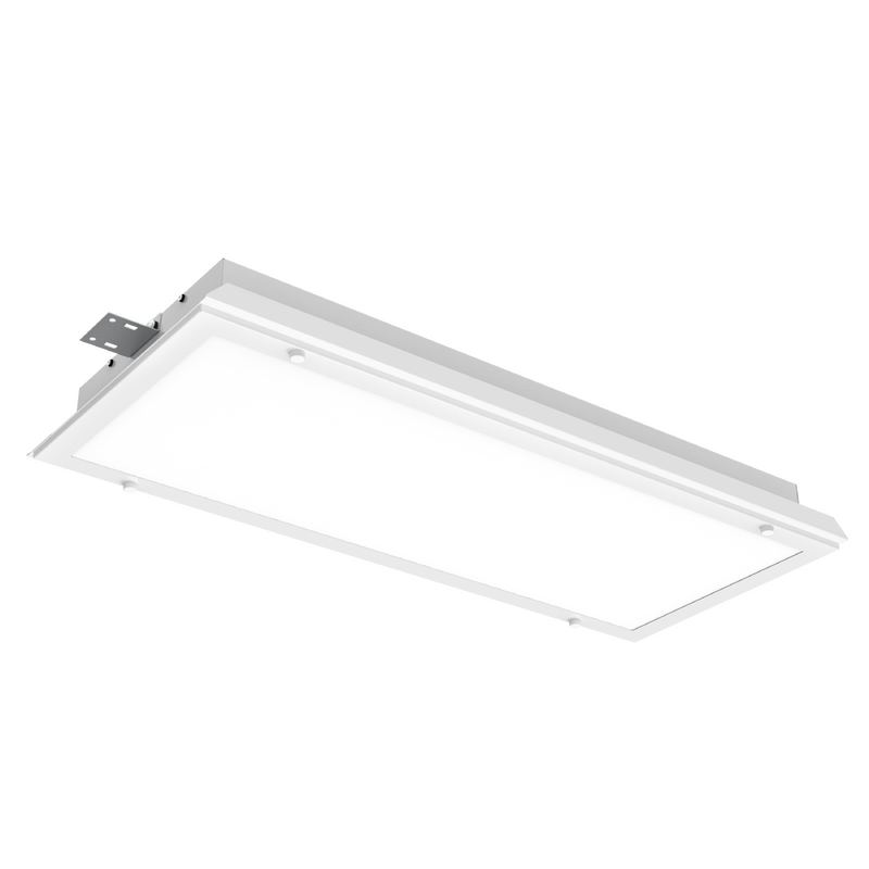 Светодиодный светильник VARTON для реечного потолка 680×300 27 Вт 4000 K IP54 с рассеивателем опал скрытый стык Омега/S (Албес), аварийный автономный постоянного действия