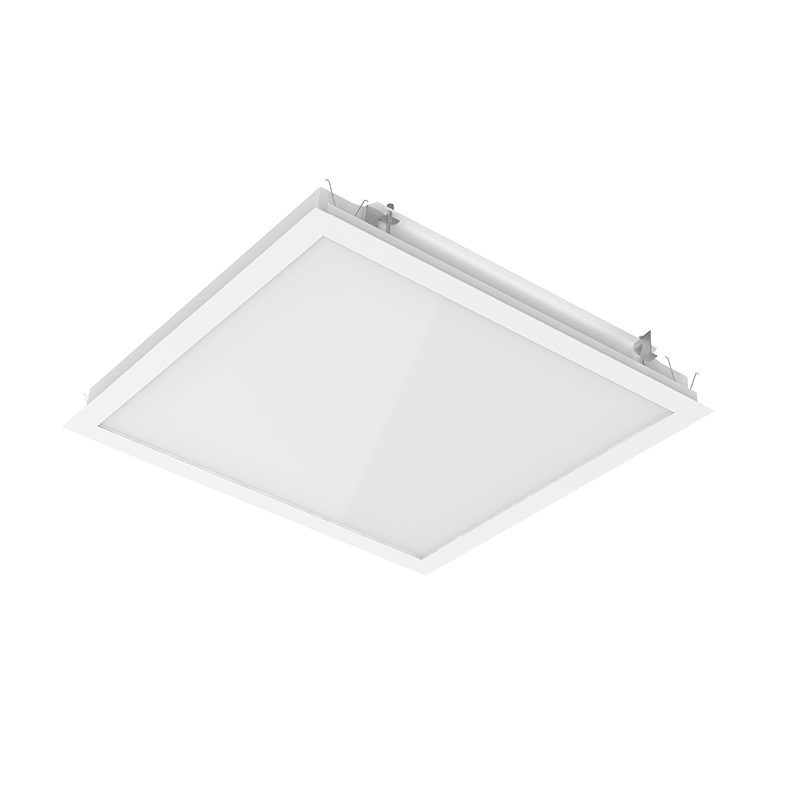 Светодиодный светильник VARTON G070 2.0 для гипсокартонных потолков 30 Вт 4000 K 620х610х67 мм монтажный размер 600х600 мм с опаловым рассеивателем RAL9003 матовый диммируемый по протоколу DALI