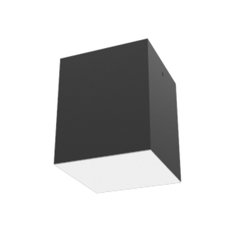 Светодиодный светильник VARTON DL-Box 15 Вт накладной 4000 К 140x140x170 мм RAL9005 черный муар с рассеивателем опал DALI