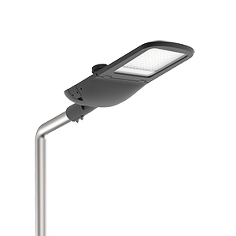 Светодиодный светильник VARTON уличный Tornado Road крепление на консоль 100 Вт 2700 K 1..10V NEMA RAL9005 черный муар