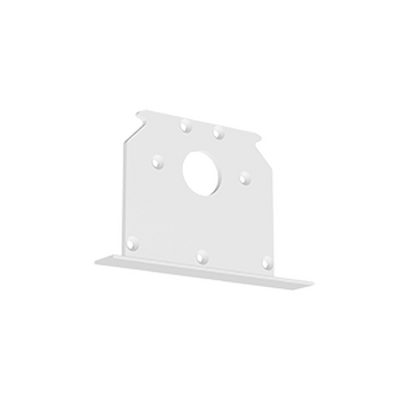 Крышка торц-я гермоввод Universal-Line ширина15мм белый RAL9003  муар 1шт