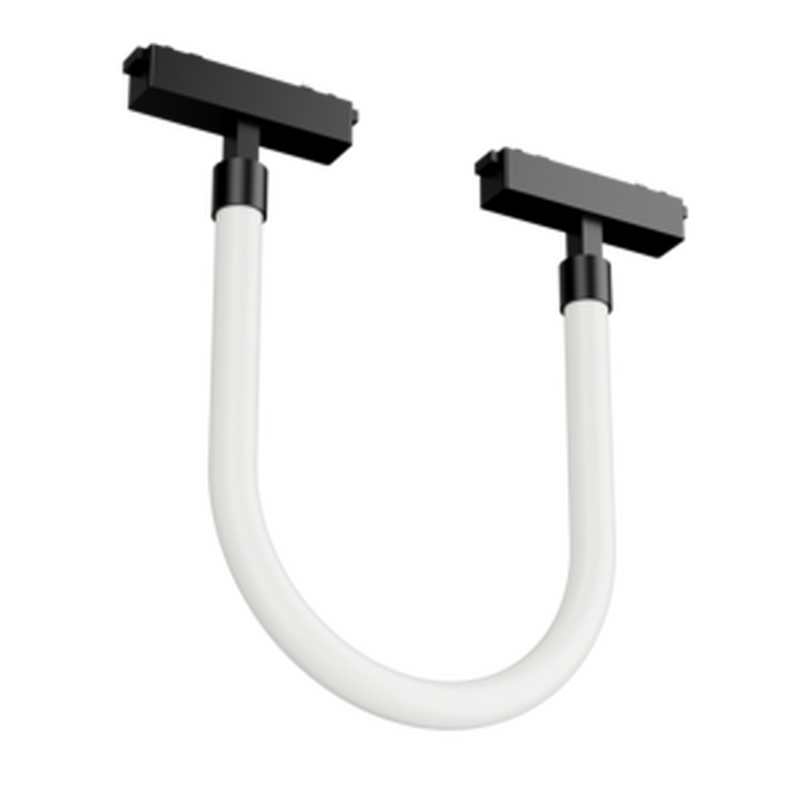 Светодиодный светильник VARTON трековый подвесной Flex Tube Opal L500 для магнитной системы Galakti 244x26x315 мм 8 Вт 4000 K 360° CRI>95 черный