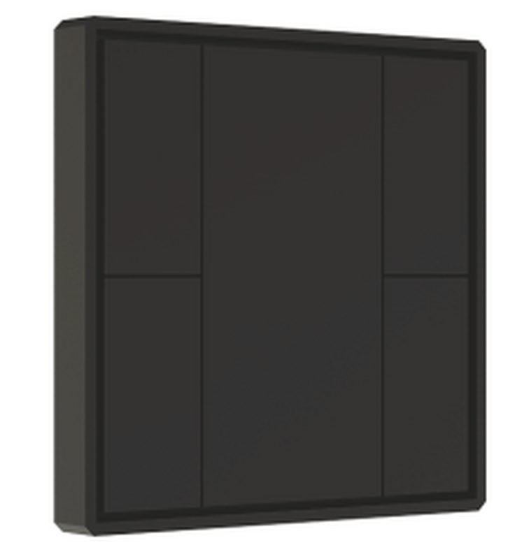 Кнопочная панель 4-х кл. пластиковый корпус, черный DA2-SW-B4-PB