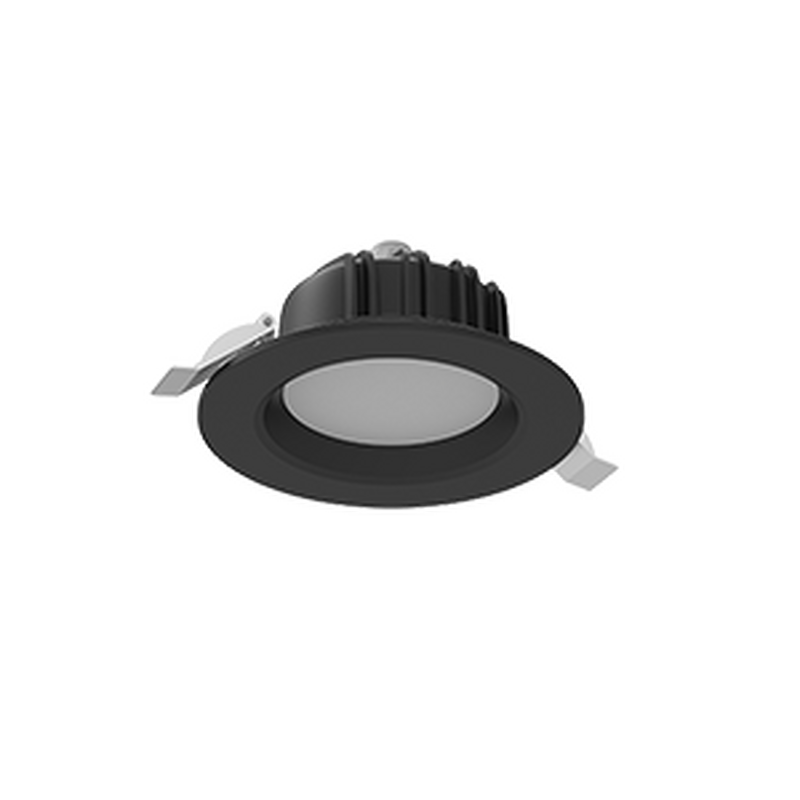 Светодиодный светильник VARTON DL-01 круглый встраиваемый 120x65 мм 11 Вт Tunable White (2700-6500 K) IP54/20 RAL9005 черный муар диммируемый по протоколу DALI