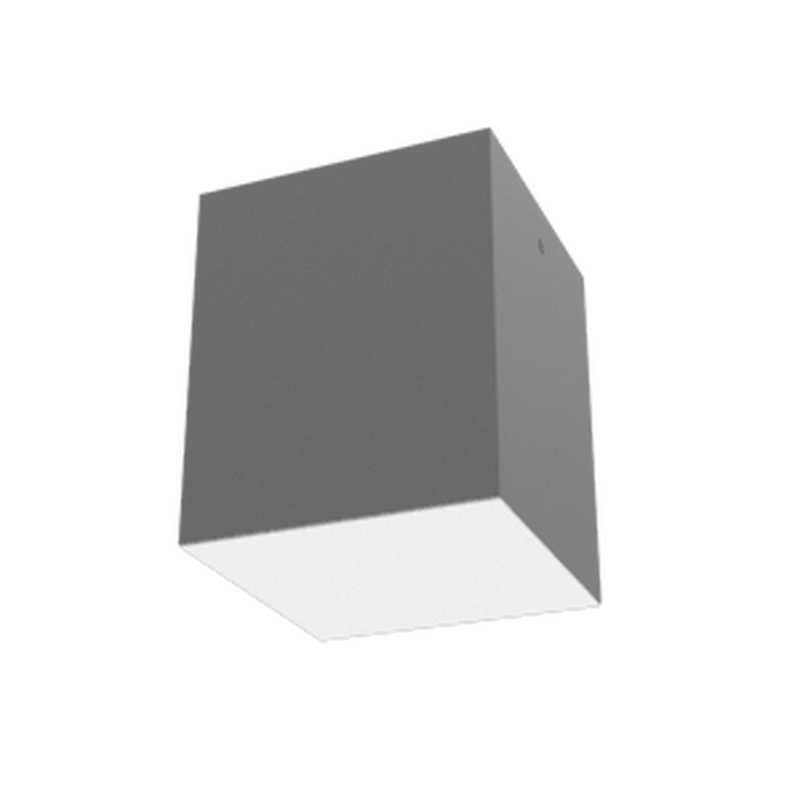 Светодиодный светильник VARTON DL-Box 18 Вт накладной 3000 К 140x140x170 мм RAL7045 серый муар с рассеивателем опал