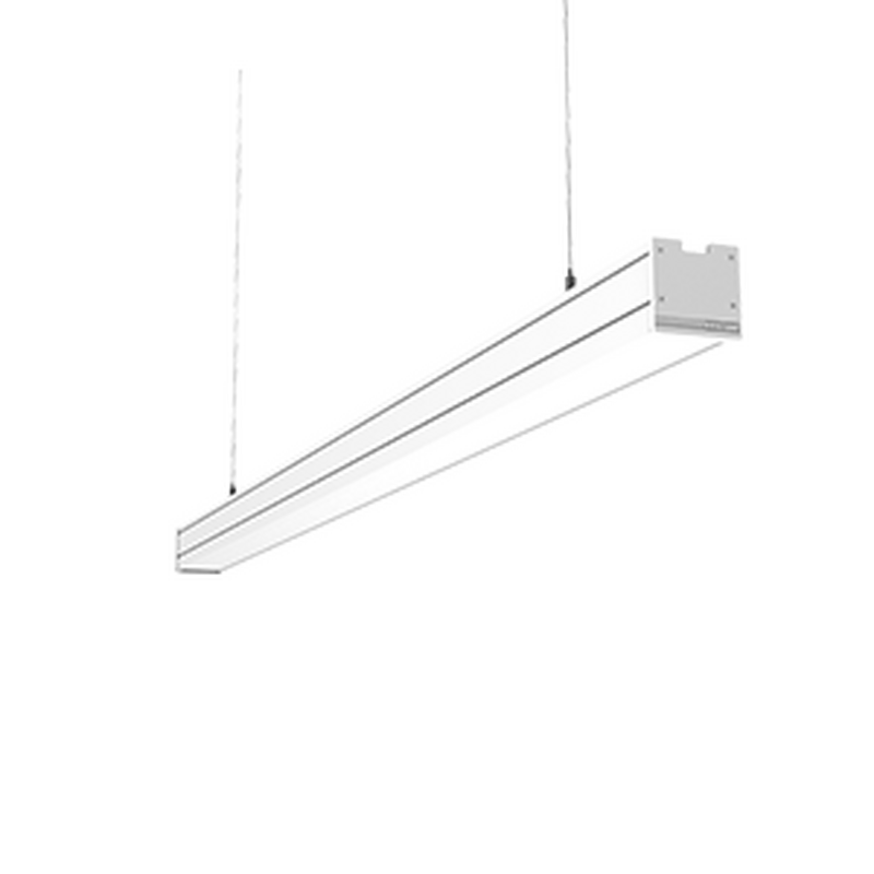 Светодиодный светильник VARTON Mercury Pro подвесной 97 Вт 4000 К IP54 RAL9003 белый муар с рассеивателем микропризма с декоративным проводом 2 м и комплектом подвесов 2 м аварийный автономный постоянного действия