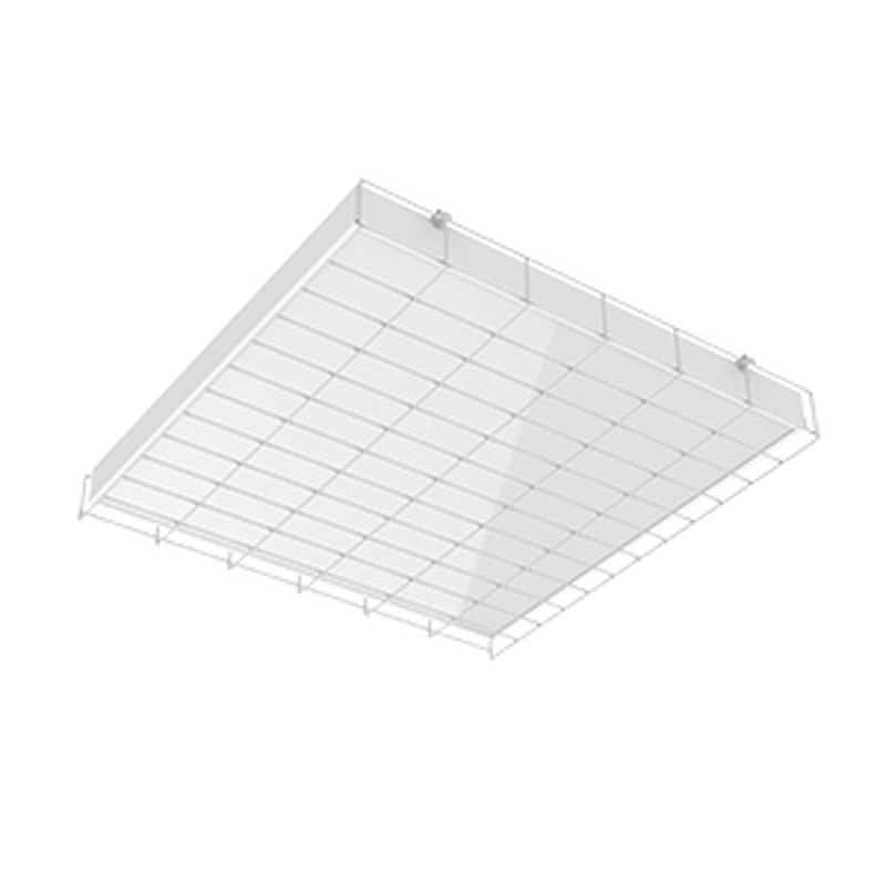 Светодиодный светильник VARTON S070 2.0 спортивный для образовательных учреждений 42 ВТ CRI90 4000 K накладной 603х620х70 мм IP40 с опаловым рассеивателем с защитной решеткой