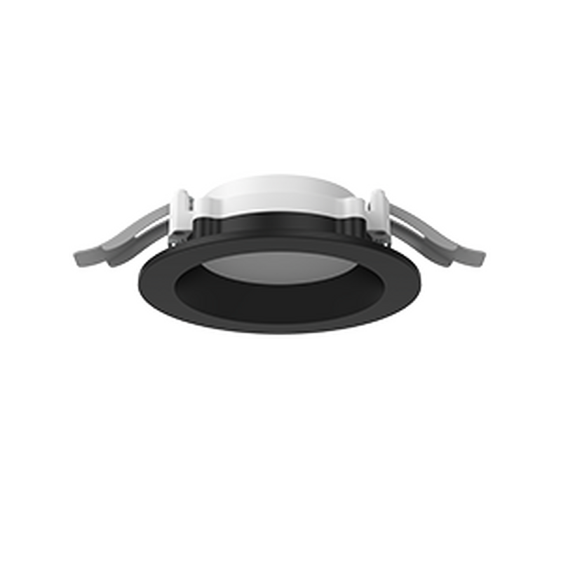 Светодиодный светильник VARTON DL-01 Pro 100 мм 10 Вт 4000 К круглый встраиваемый 120х49 мм IP65/40 RAL9005 черный муар с рассеивателем опал DALI