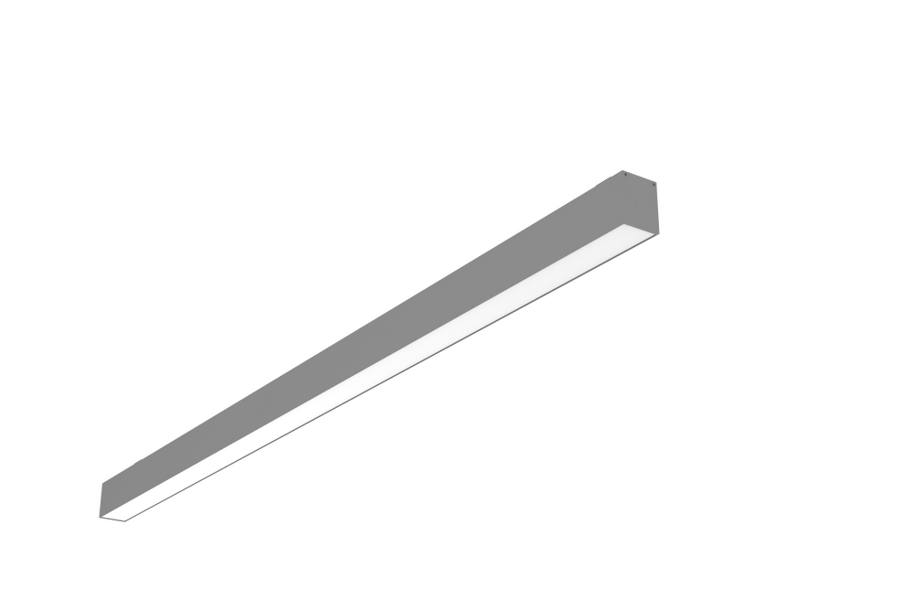 Светодиодный светильник VARTON Angusta 2001x35x45мм накладной 69 Вт 4000 К IP40 RAL7045 серый муар с рассеивателем опал аварийный автономный постоянного действия