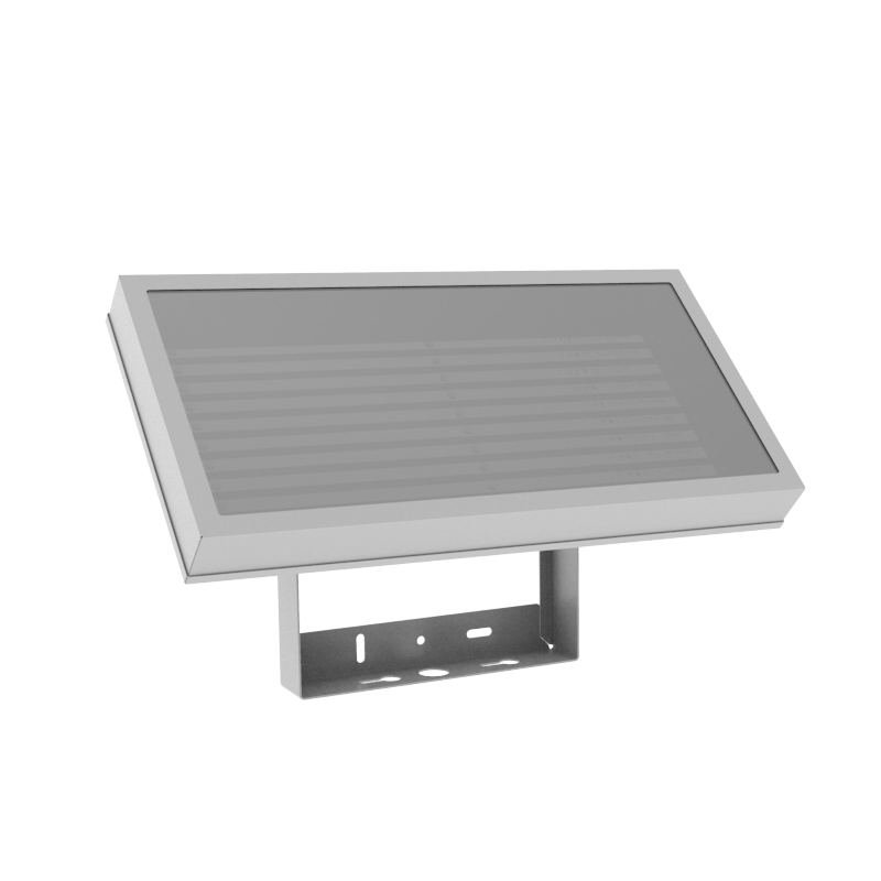 Светодиодный светильник VARTON Cuper 52 Вт 4000 K IP54 с рассеивателем прозрачное закаленное стекло RAL7045