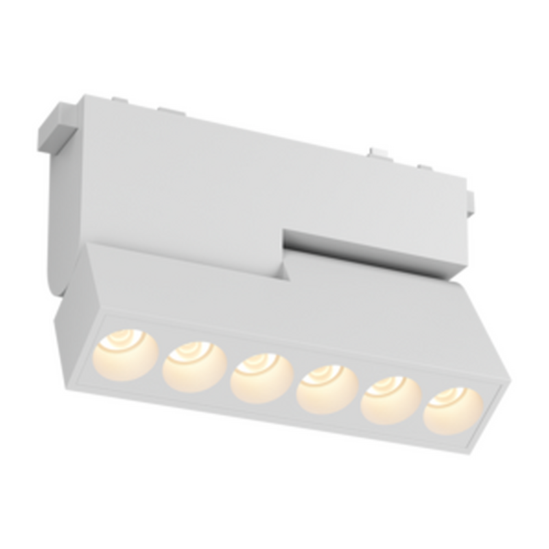 Светодиодный светильник VARTON трековый линейный Comfort/R L122 для магнитной системы Galakti 122х26х80 мм 6 Вт 4000 K 24° CRI>90 белый