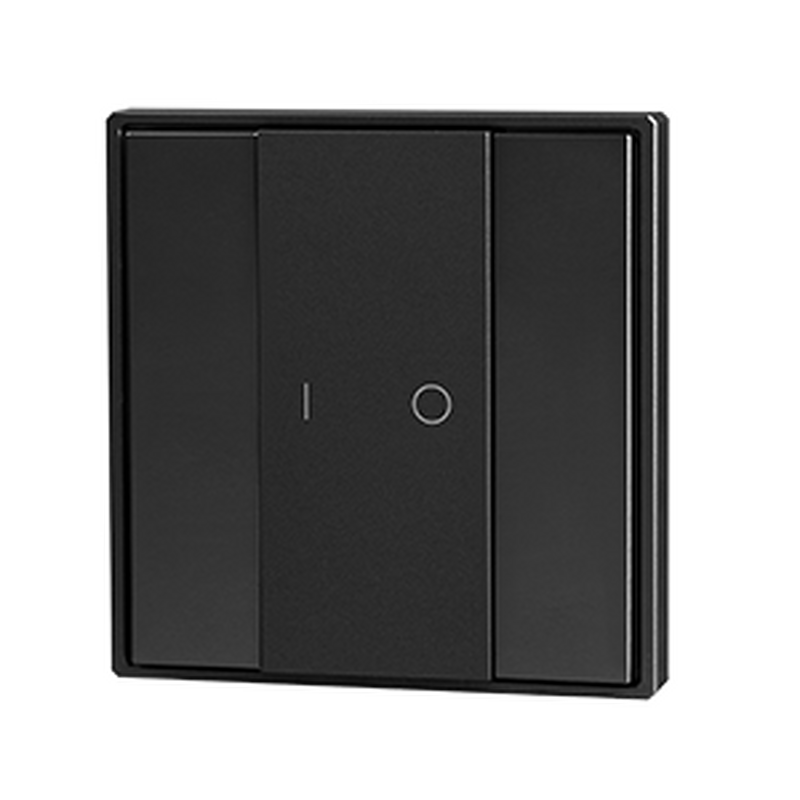 Кнопочная панель 2-х кл. (1 группа), пластиковый корпус, черный DA-SW-G1-PB