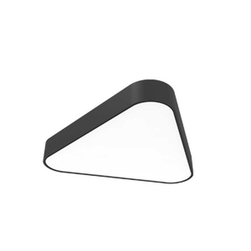 Светодиодный светильник VARTON Cosmo T 900х813х115 мм 90 Вт накладной CRI90 3000 K RAL9005 черный муар с рассеивателем опал