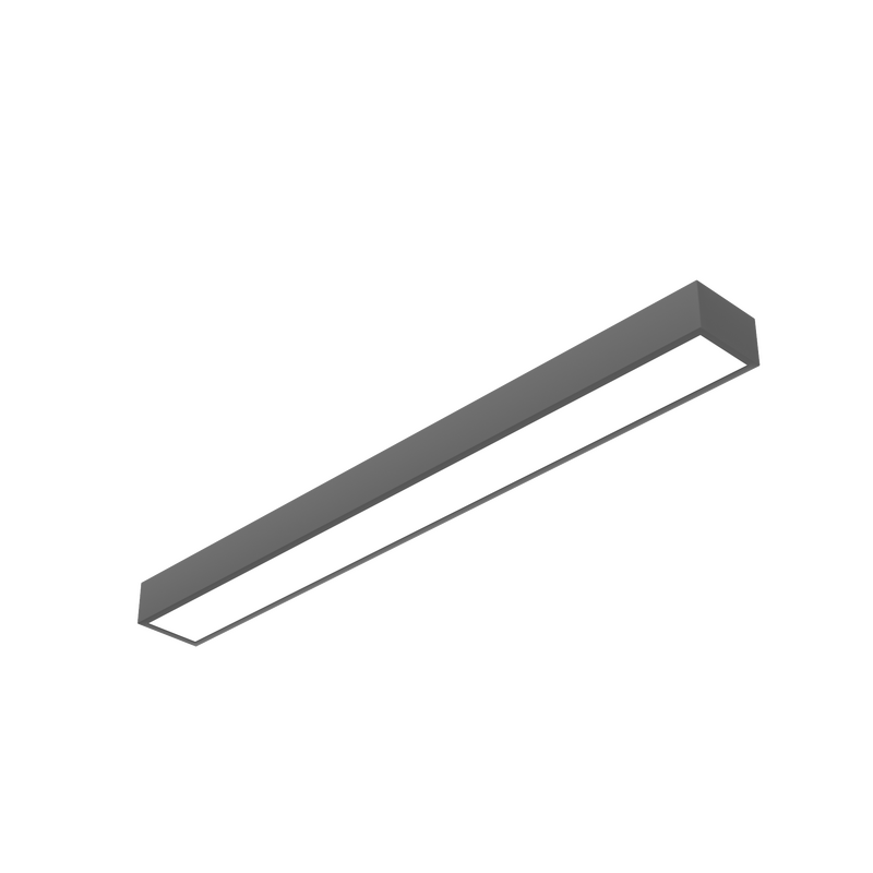 Светодиодный светильник VARTON Gexus Line Up 1500x160x110 мм 35 Вт 4000 К RAL9005 черный муар опал-микропризма DALI