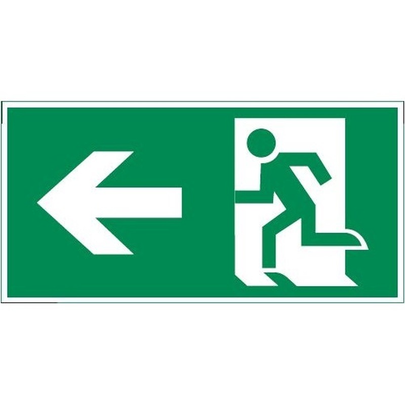 Vault SST пиктограмма "Выход влево" 150х300мм