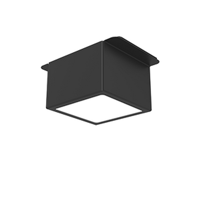 Светодиодный светильник VARTON DL-Grill для потолка Грильято 75х75 мм с шириной ламели 15 мм встраиваемый 10 Вт 4000 К 60x60x60 мм RAL9005 черный