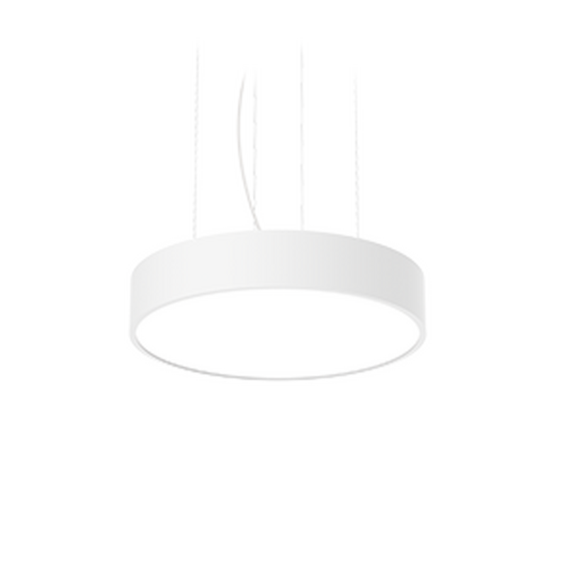 Светодиодный светильник VARTON Cosmo 600х115 мм 32 Вт подвесной CRI90 32 Вт CRI90 4000 K подвесной с рассеивателем опал RAL9003 белый муар
