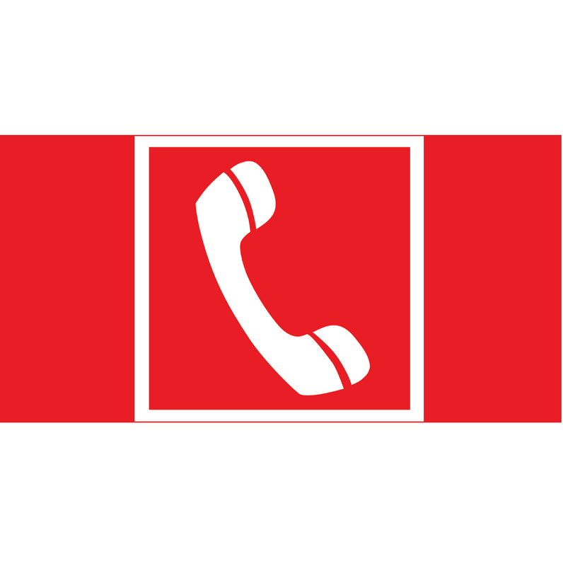 пиктограмма "Средства Экстренной связи" 180х90мм для аварийно-эвакуационного светильника Compact