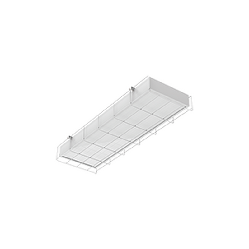 Светодиодный светильник VARTON S170 2.0 спортивный для образовательных учреждений 16 ВТ CRI90 4000 K накладной 600х212х70 мм IP40 с защитной решеткой с призматическим рассеивателем аварийный автономный постоянного действия