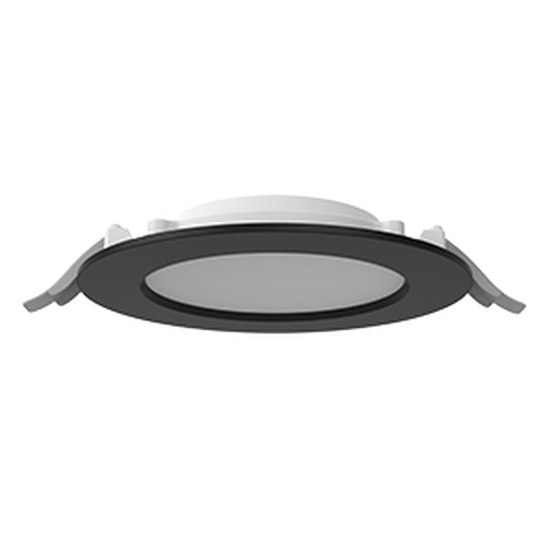 Светодиодный светильник VARTON DL-01 Slim 160 мм 25 Вт 4000 К CRI90 176х39 мм IP65/40 RAL9005 черный муар с рассеивателем опал, диммируемый по протоколу DALI