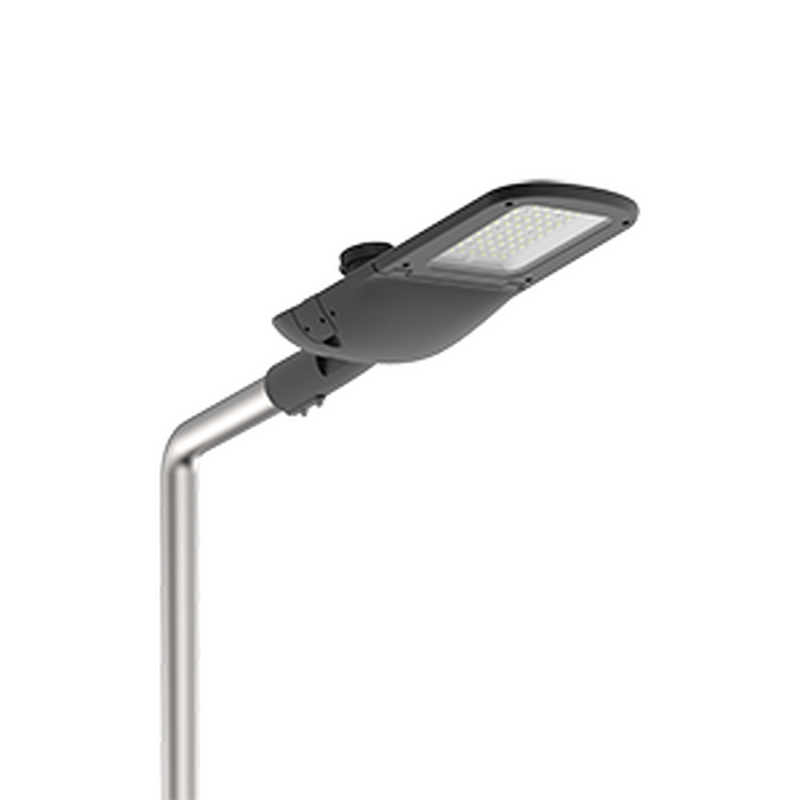 Светодиодный светильник VARTON уличный Tornado Road крепление на консоль 80 Вт 5000 K 1..10V NEMA RAL9005 черный муар