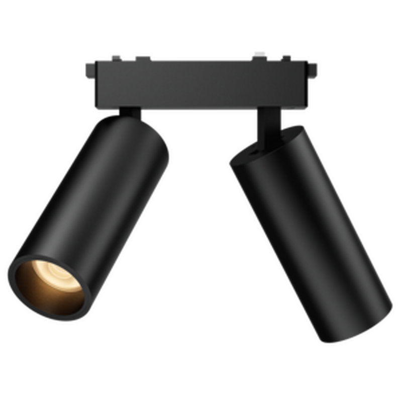 Светодиодный светильник VARTON трековый Accent X2 для магнитной системы Galakti 122x26x155 мм 2x9 Вт 3000 K черный CRI>91