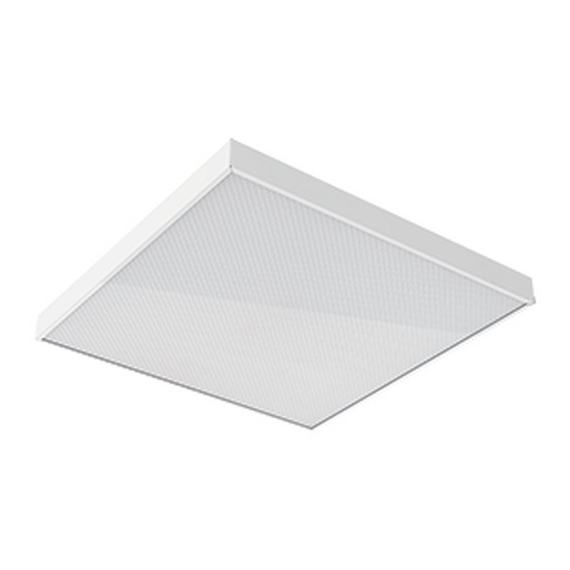 Светодиодный светильник VARTON A070 2.0 офисный 45 Вт встраиваемый/накладной 3000 K 595х595х50 мм IP40 с рассеивателем призма с микроволновым датчиком движения