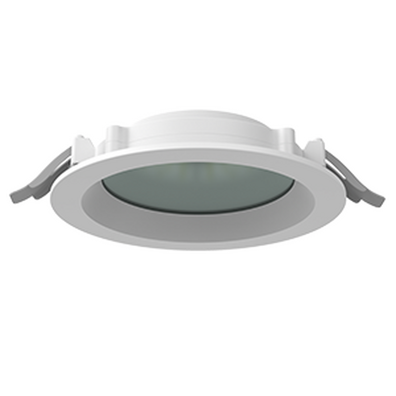 Светодиодный светильник VARTON DL-01 Pro 160 мм 25 Вт 4000 К CRI90 176x51 мм IP65/40 RAL9003 белый муар с защитным силикатным стеклом аварийный автономный постоянного действия