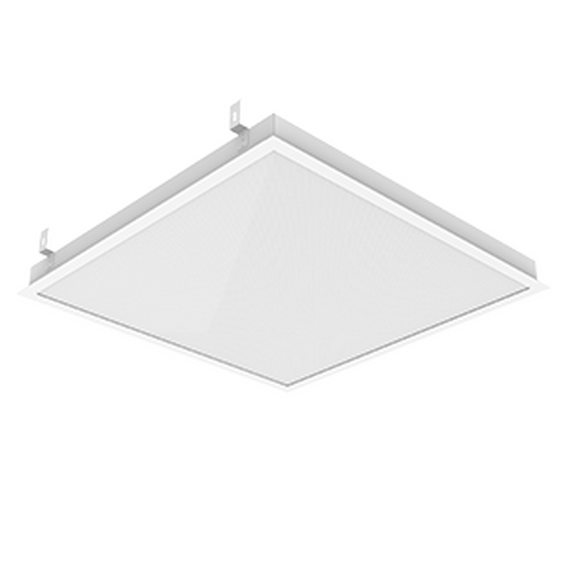 Светодиодный светильник VARTON GR070/F 2.0 35 Вт 4000 К 619х619х50 мм (монт. 588х588 мм) с планками для подвеса и рамкой, равномерной засветкой и рассеивателем опал