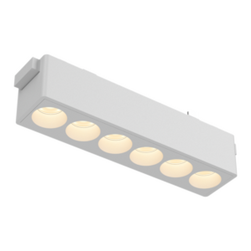 Светодиодный светильник VARTON трековый линейный Comfort L122 для магнитной системы Galakti 122х26х24 мм 6 Вт 4000 K 24° CRI>90 белый