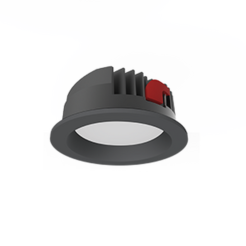 Светодиодный светильник VARTON DL-Pro круглый встраиваемый 183x80 мм 35 Вт 4000 K IP65 диаметр монтажного отверстия 160-175 мм черный RAL9005 муар